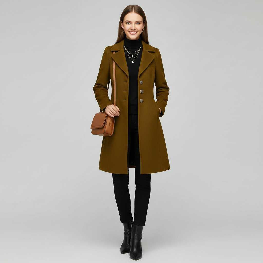 Elegant Wool Coat for Women | Winter Outerwear