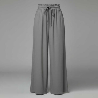 Chic Leisure Women's Trousers | Comfortable Wide Leg Pants
