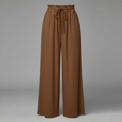 Chic Leisure Women's Trousers | Comfortable Wide Leg Pants