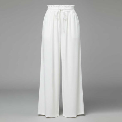 Chic Leisure Women's Trousers | Comfortable Wide Leg Pants