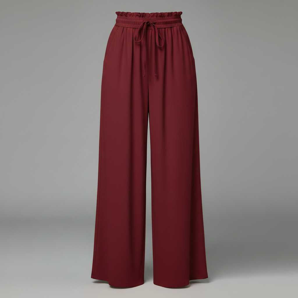 Chic Leisure Women's Trousers | Comfortable Wide Leg Pants