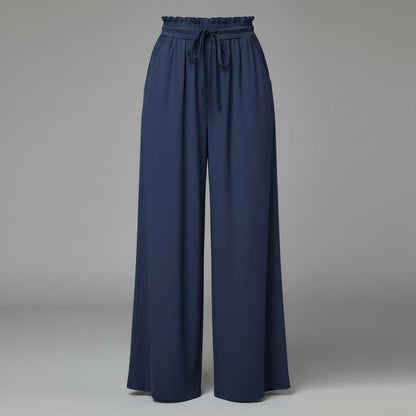 Chic Leisure Women's Trousers | Comfortable Wide Leg Pants