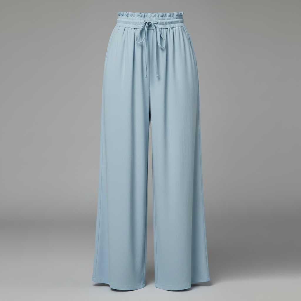 Chic Leisure Women's Trousers | Comfortable Wide Leg Pants