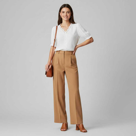 Elegant Puff Sleeve Blouse | Women's Summer Top Plus Size