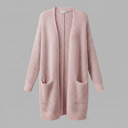Elegant White Cardigan | Women's Long Cardigan Sweater