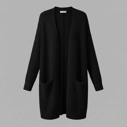 Elegant White Cardigan | Women's Long Cardigan Sweater