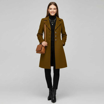 Elegant Wool Coat for Women | Winter Outerwear