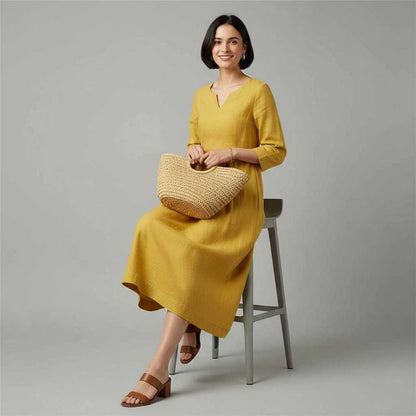 Isabel | Women's Elegant Comfortable Maxi Dress