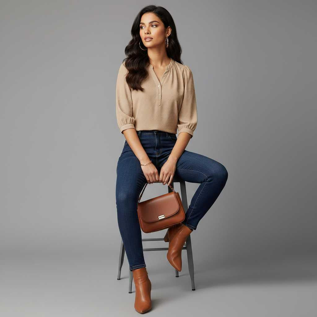 Silk Patchwork Blouse | Women's Summer Top