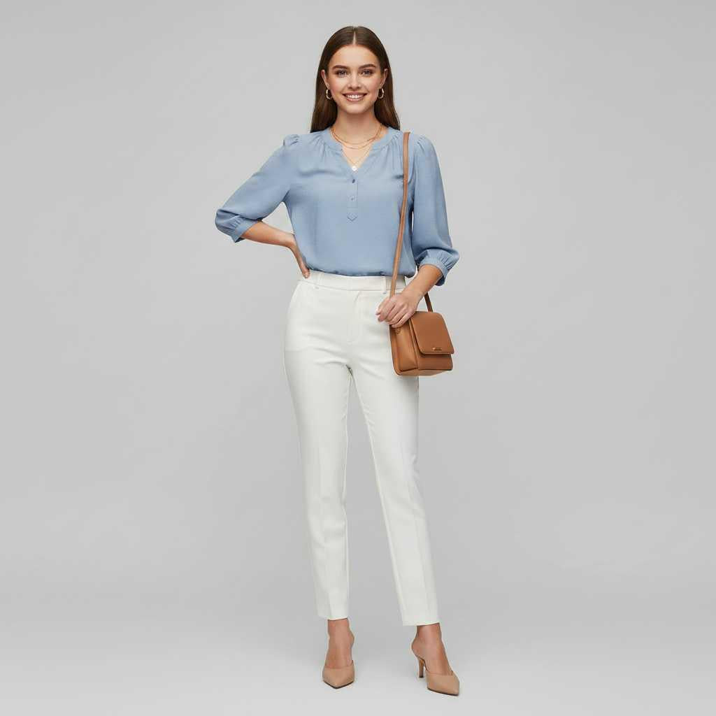 Silk Patchwork Blouse | Women's Summer Top